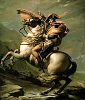 Наполеон на Святом Бернарде (Жак Луи Давид)