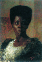 Чернокожая женщина (Антон Ажбе)