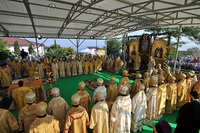 Божественная литургия в Свято-Владимирском соборе Херсонеса